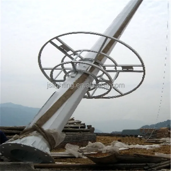 18m, 20m, 25m, 30m, 35m high mast lighting pole tower with raising & lower system