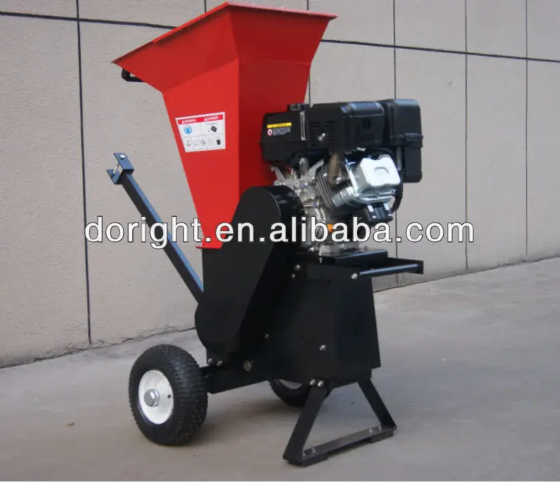 OEM Commercial wood chipper 15hp Petrol Engine Drum Wood Chipper Shredder Machine