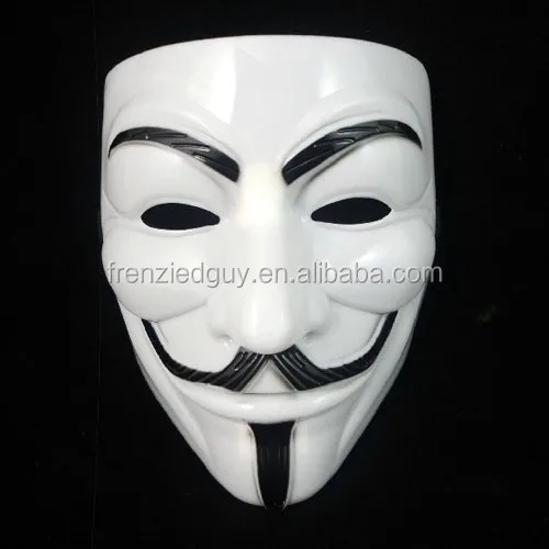 wholesale V Masquerade halloween party plastic mask
