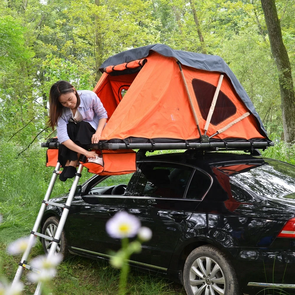 Manufacturer Waterproof fits 2 People  Foldable Roof Tent Car Roof Top Outdoor Camping