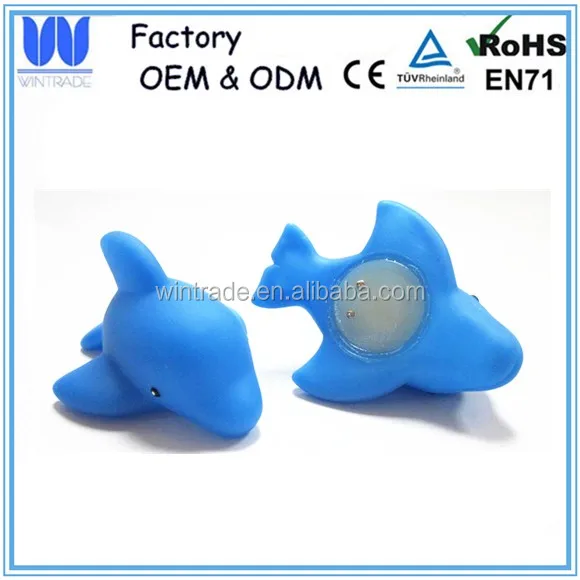 Water activated bath light floating dolphin lamp battery operated toy