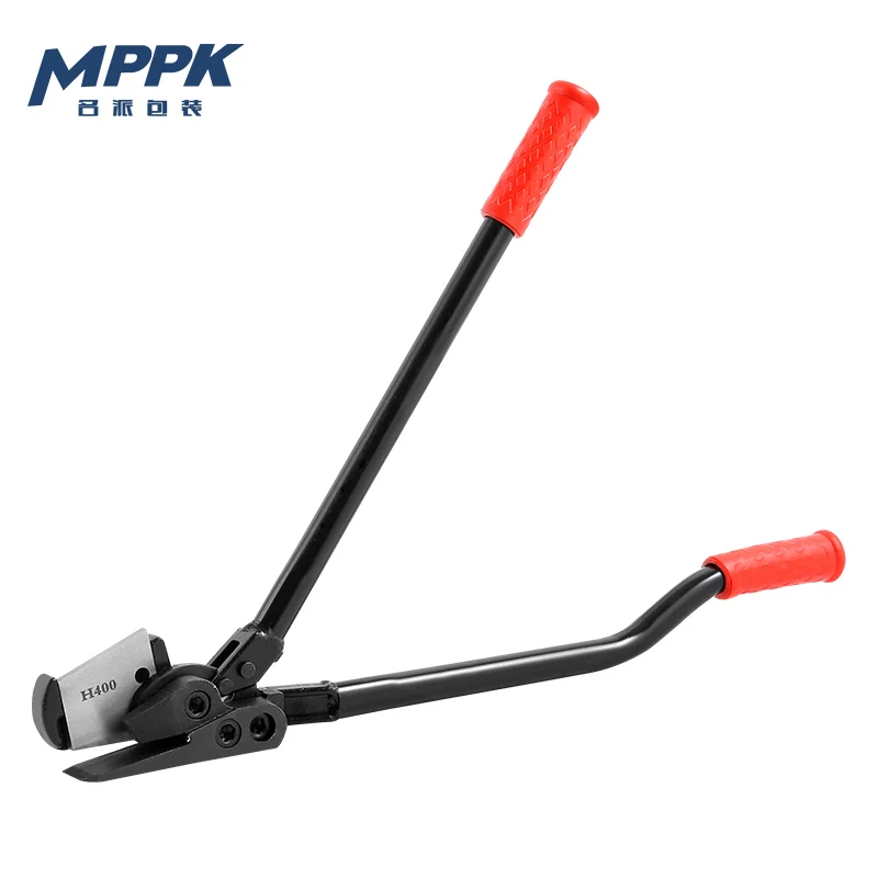 Цена по прейскуранту завода высокое качество с длинной ручкой стальной обвязки резак для 9-50 мм ширина стальной ремень