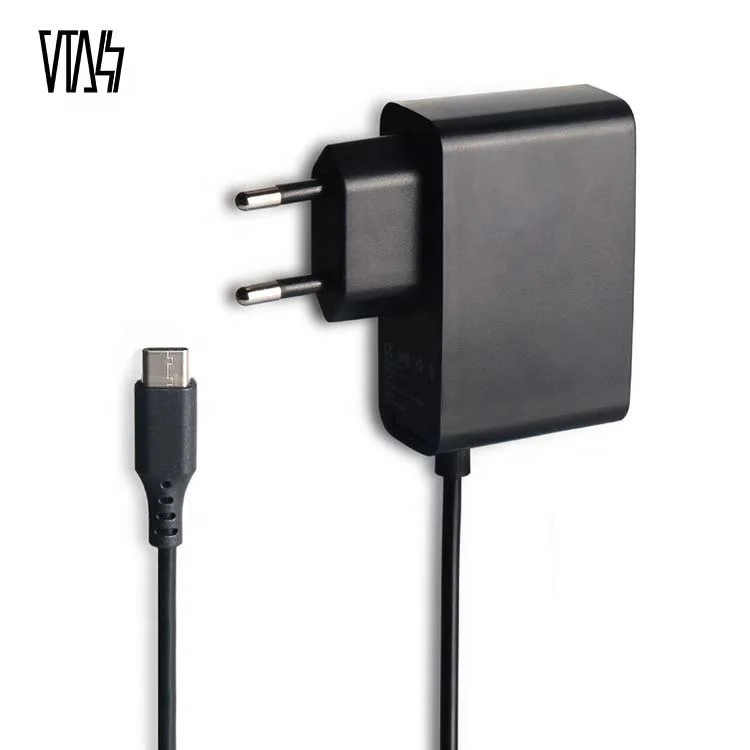 EU Plug USB Type-C AC Adapter for Nintendo Switch Console Power Supply NS Travel Charger Home Wall Charging Adapter