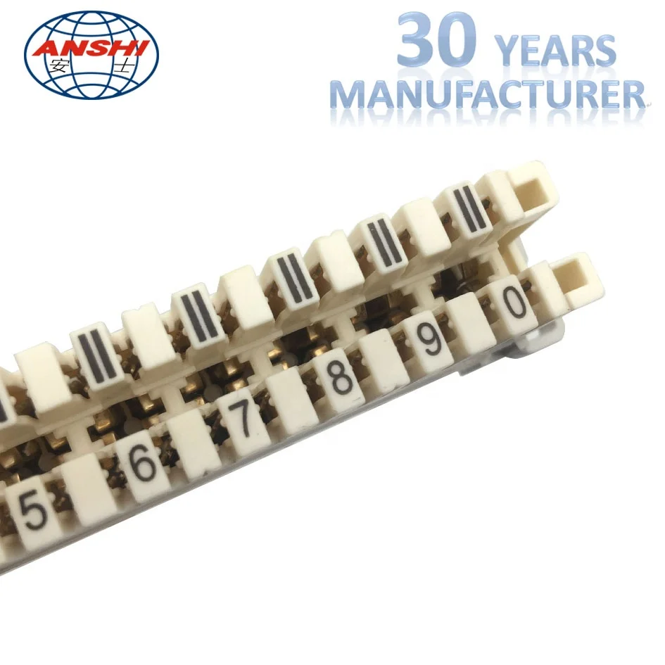 ANSHI 10 pairs LSA Plus Krone Switching Module MDF Main Distribution Frame