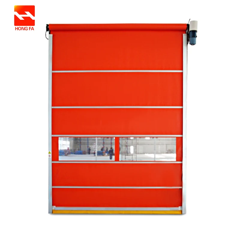 Hongfa Motorized Polycarbonate Roller Shutter Doors