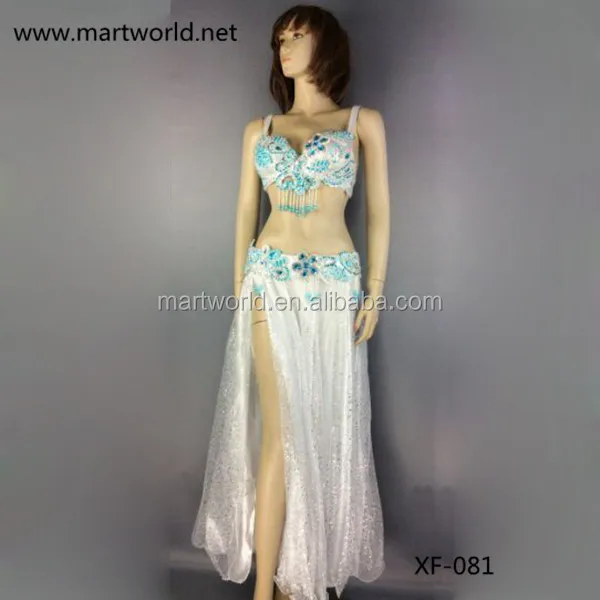 wholesale white Tribal Belly Dance wear (XF-081)