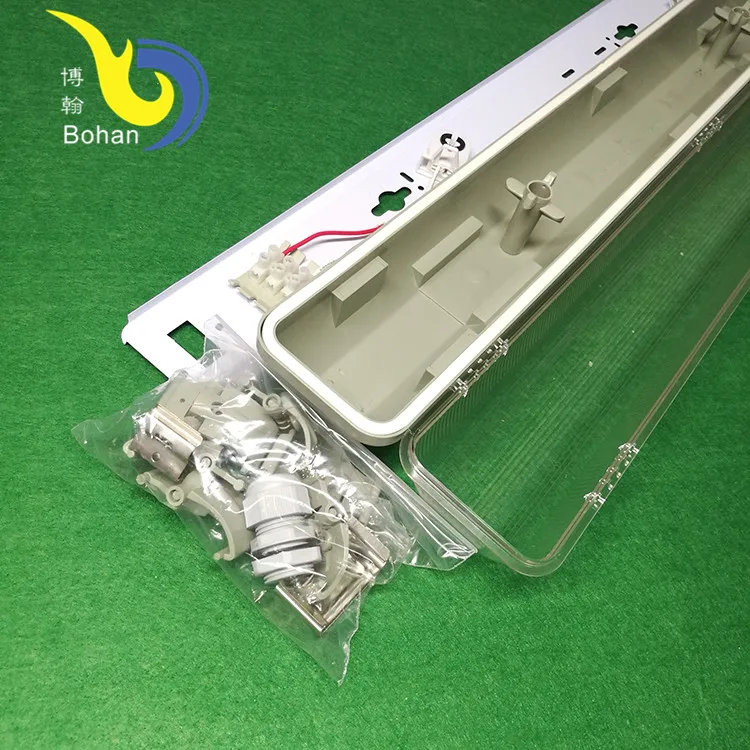 2019 4ft LED Fluorescent Waterproof Lamp Fixture Led IP65 Tri-proof Light T8 Tube