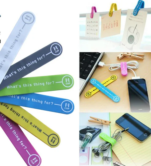 
Custom Silicone Magnetic clip to hold papers/money/leather 