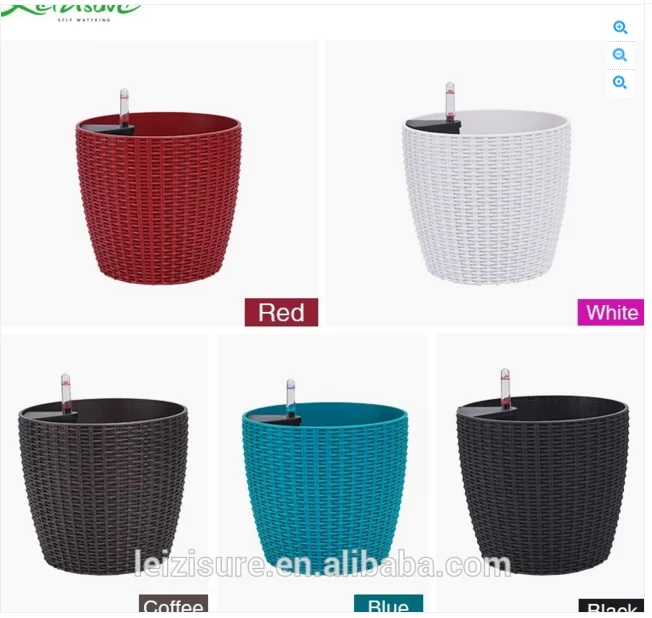 Hotel luxury decor plastic planter pot indoor outdoor flower pots big size belcony floor flower pots