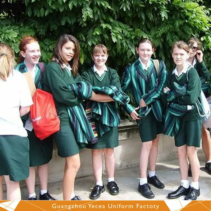 Sexy costume high school girl uniform in fashion western style designs