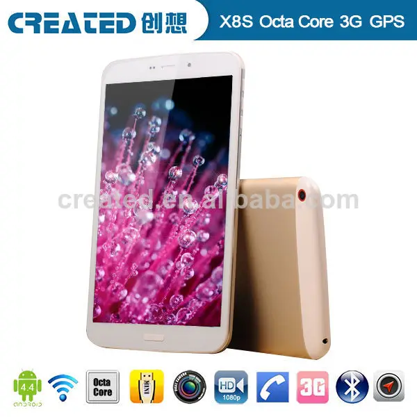 мтк окта основных 1.7 ггц андроид 4.4 и 8 дюймов кадров в секунду 1280*800 3g sim-карты android таблетки
