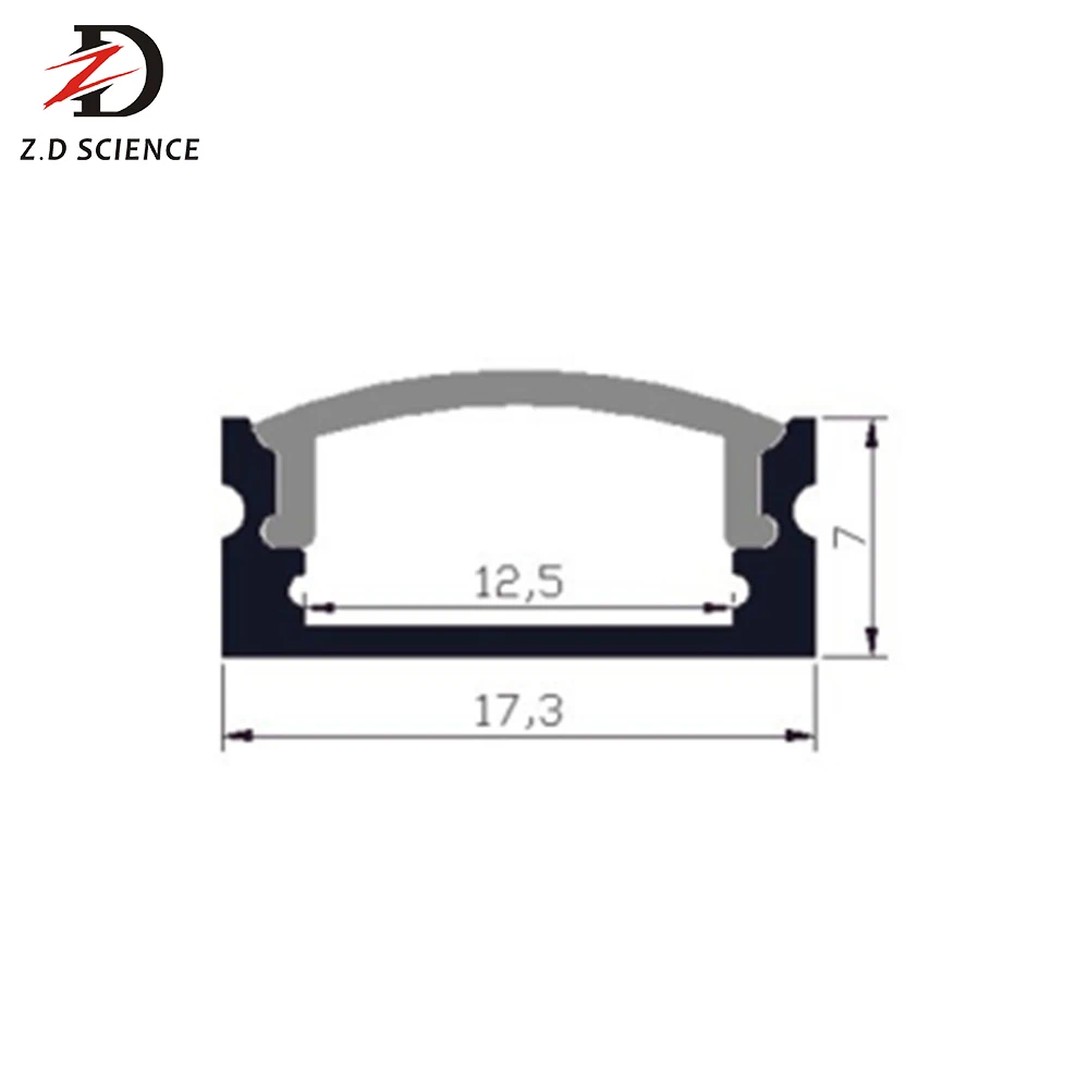 
Slim 12mm inner width aluminum led heatsink for led housing 