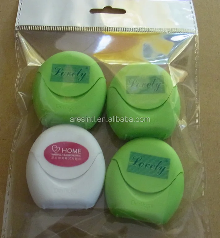 
credit card type dental floss card 