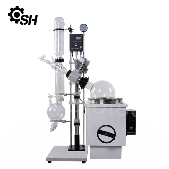 20 л роторный испаритель охладитель с вакуумным насосом