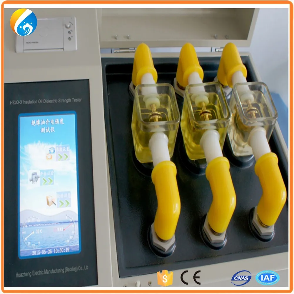 Авто испытательная машина трансформаторного масла bdv тестер 100kv