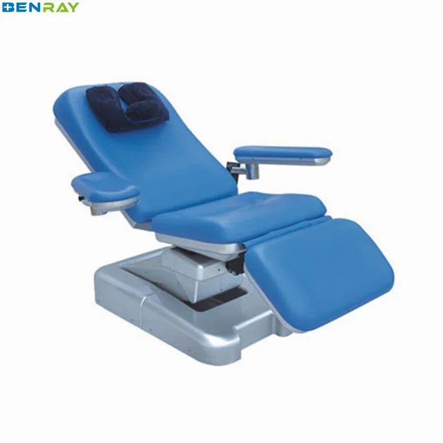 BR-DC02 Лидер продаж легко двигаться медицинская мебель складной сопровождают стул Электрический забор крови стул б/у