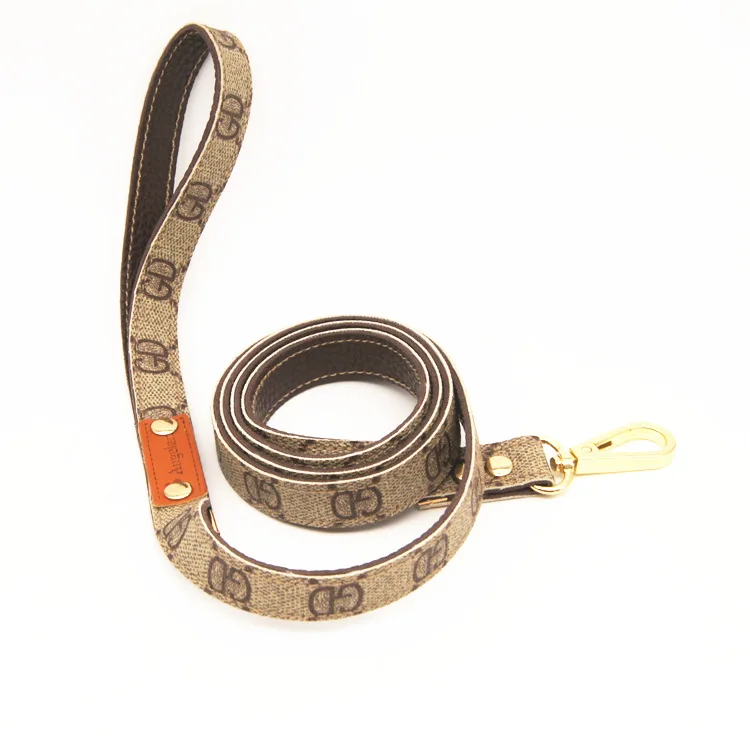 Factory producing high quality deluxe custom dog leather collar