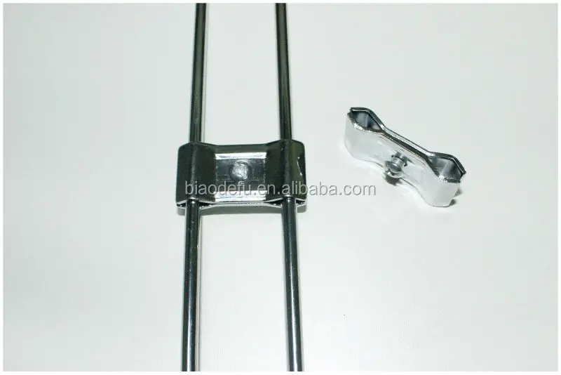 Hot sale Chrome Gridwall 2 Wire Joining Clips Connectors for Grid Panels