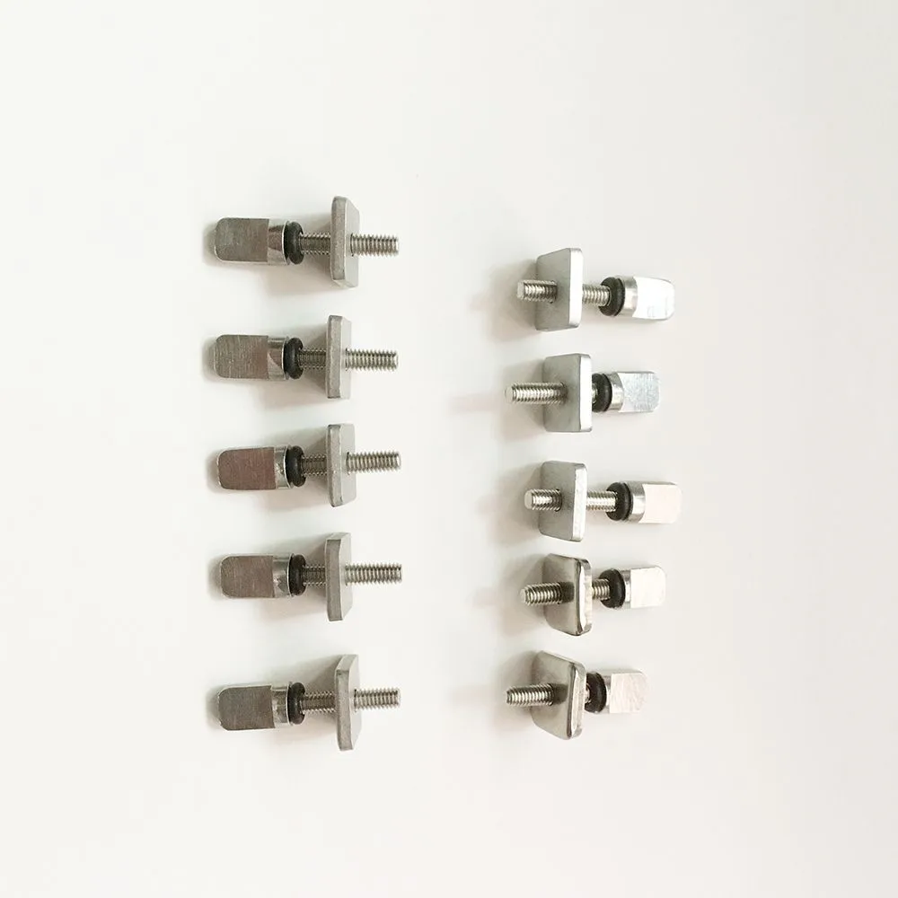 Factory-Outlet Stainless Steel Longboard Fin Bolt Screw Plate