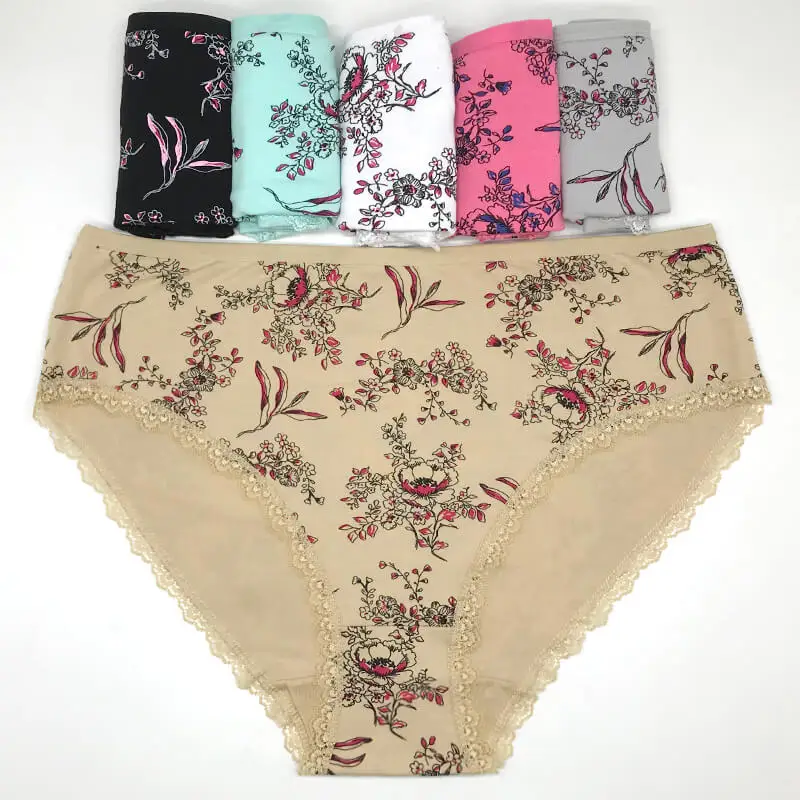 Yun Meng Ni Lady Underwear Big Size 2XL 3XL 4XL Cotton Women Underwear Sexy Panties