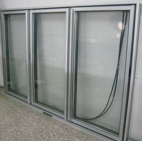 
Hot Sale Frozen Food Aluminum Commerical Fridge Glass Door 