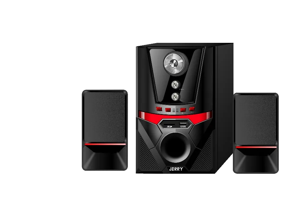  Новейший динамик 2 1 с usb/sd/fm/пультом дистанционного управления акустическая система