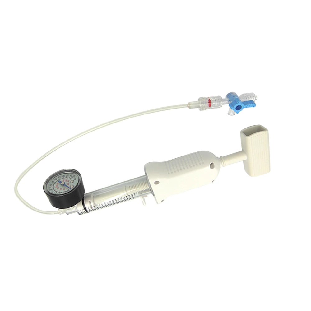 
disposable professional hospital ptca balloon inflation device 