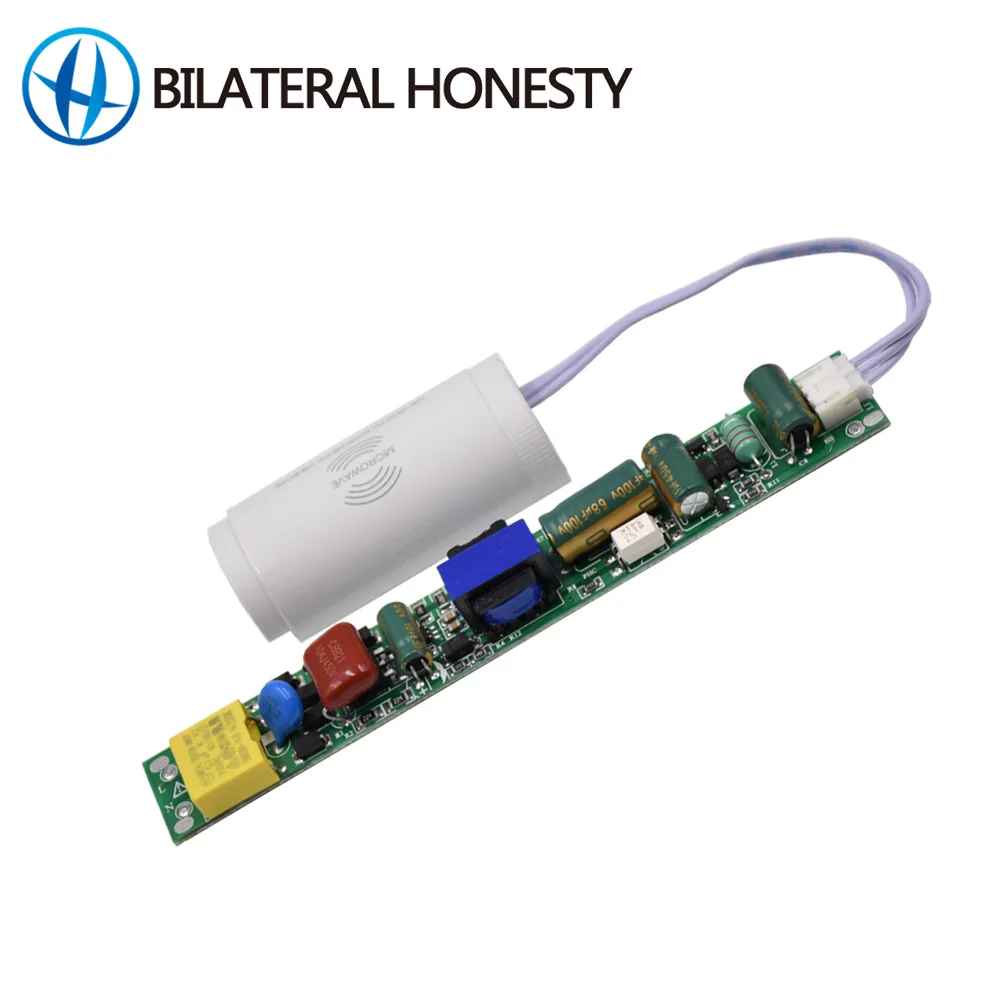 Wide Voltage PF0.9 Best Sell Radar Sensor Non-isolated Led Driver Angle 180 Degree for Tube Light T8 Single