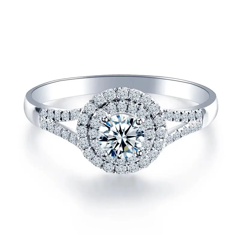 Diamond Jewellery 18K Glod Wedding Rings Moissanite Wedding Rings black moissanite price