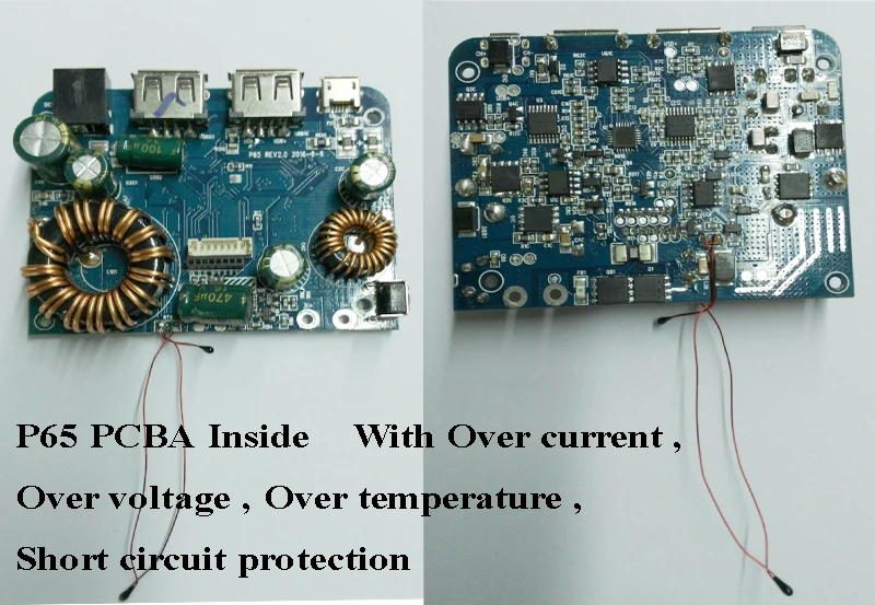 New products 2021 P65 QC2.0 LCD laptop charger anker power bank 20000mah with  12v 15v 16.5v 19v 20v 24v