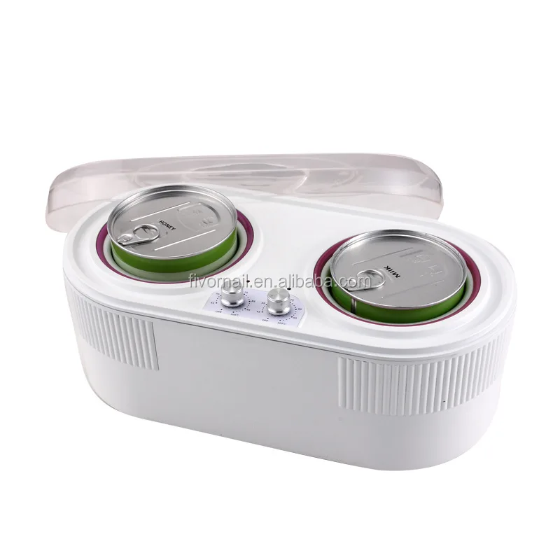 Двойной алюминиевый аппарат для удаления волос с термостатом ухода за воском устройство нагреватель депиляции и воска эпилятор