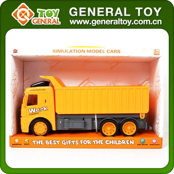 29.5*19*10cm Yellow Garbage Truck Cheap Dump Truck Toy