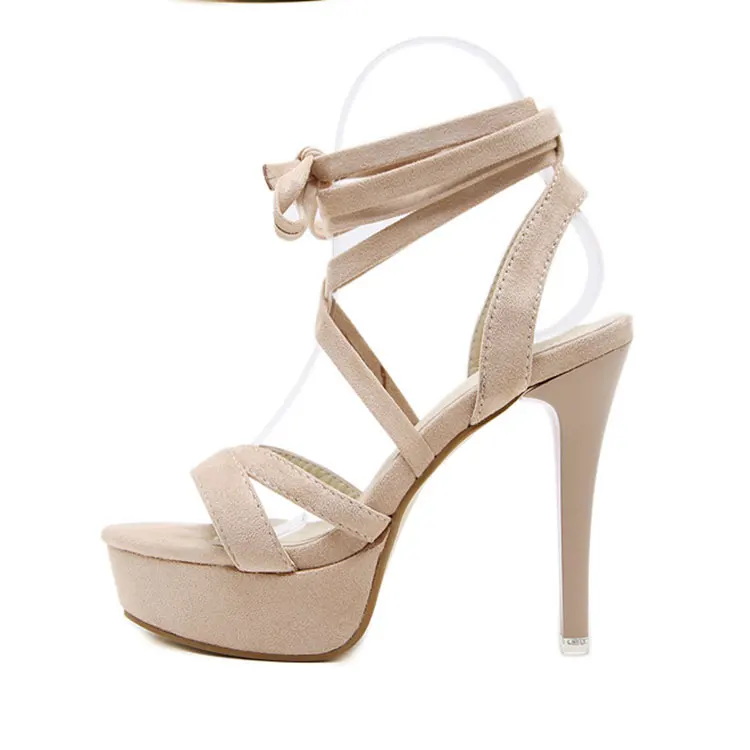 High heel mature women Italian model lady sandals 2020