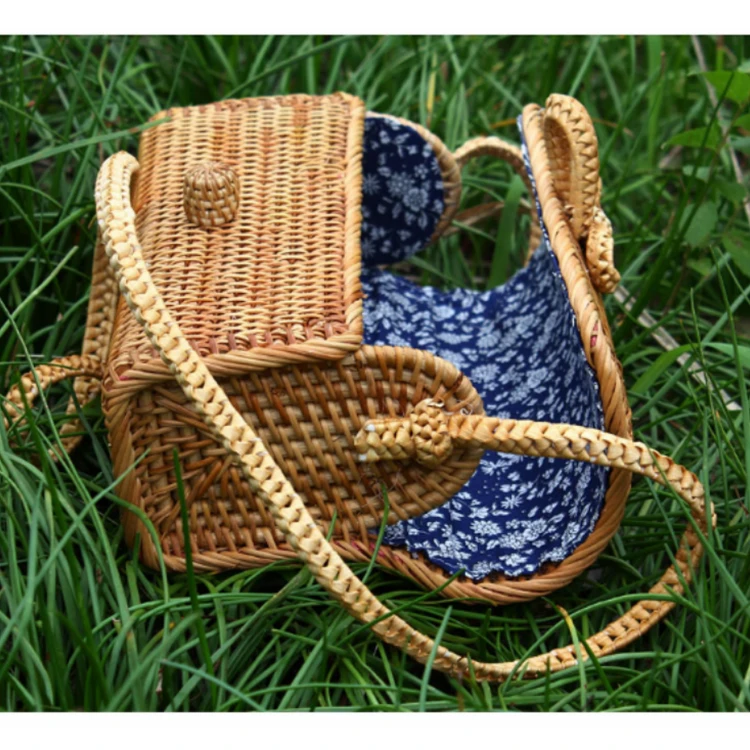 
Best Price Superior Quality Good Quality Hand Made Woven Shoulder Rattan Bag 
