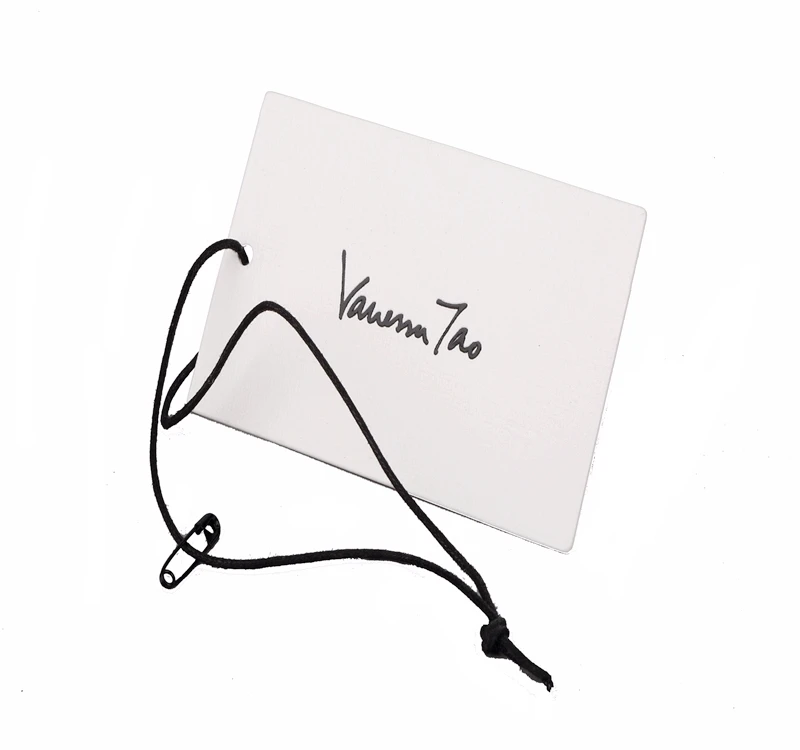 Manufacturer High Quality New Design Custom Price Wholesale Hang Tag with string and Printing Logo 888
