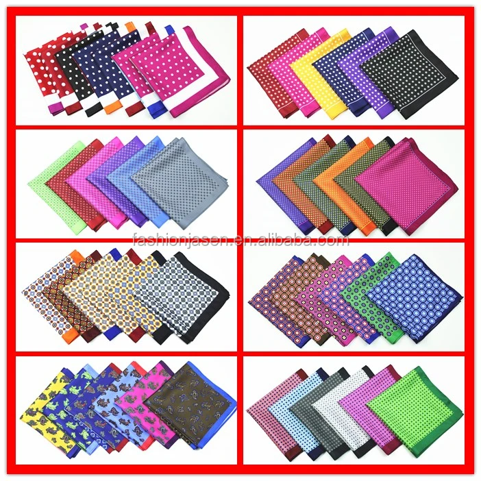  Модный Карманный квадрат с цифровой печатью на заказ