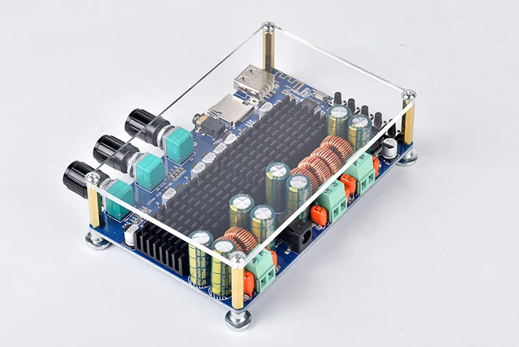 Bluetooth Power Amplifier High Power 2.1 Channel subwoofer USB TF Decoder Speaker refitting Circuit Board Modul