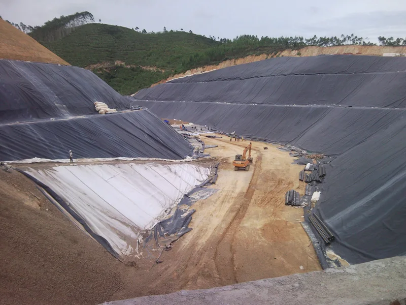 2.00mm HDPE geomembrane liner for SEWAGE, WASTE COAL MINE, CHEMICAL PLANT, SALT MARSHES
