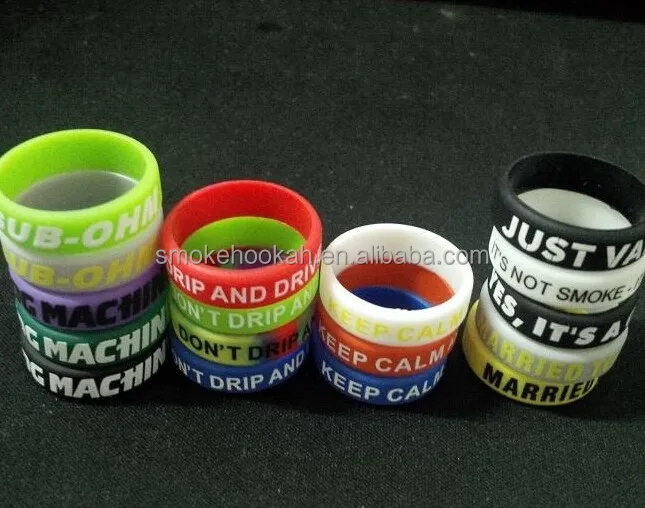 New design factory price vape band, vape band silicone ring, vape band ring