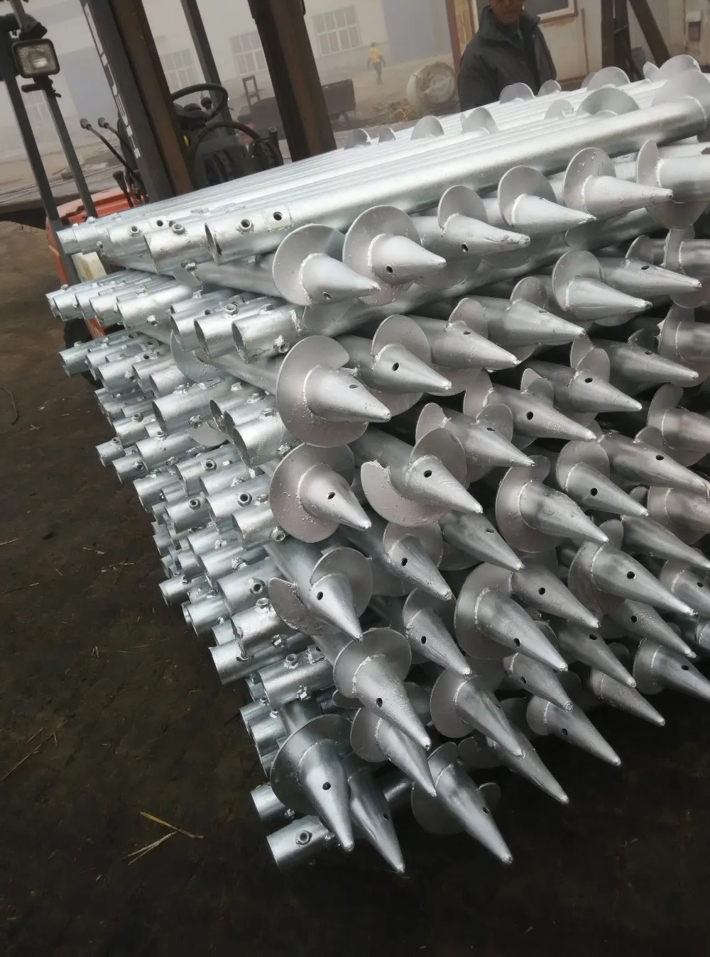 hot dip galvanized ground screw anchor screw pile anchor ground peg