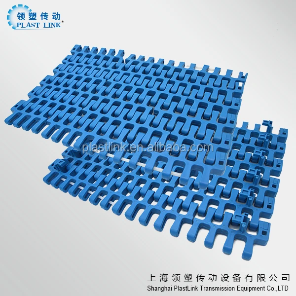 Plast link tire industry food grade conveyor belt types conveyor 300 series Flex flush grid modular plastic belt manufacturer