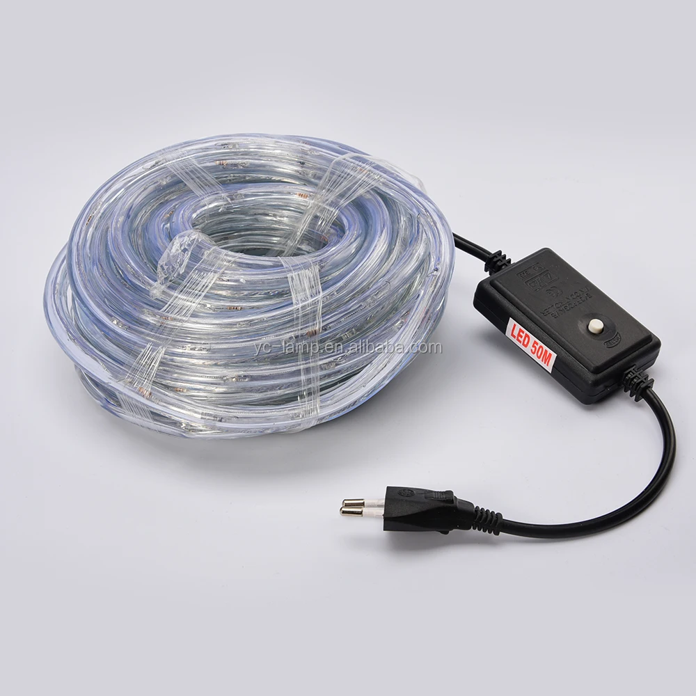 50 м уличная Водонепроницаемая ip68 волоконно-оптический изменение цвета led rope