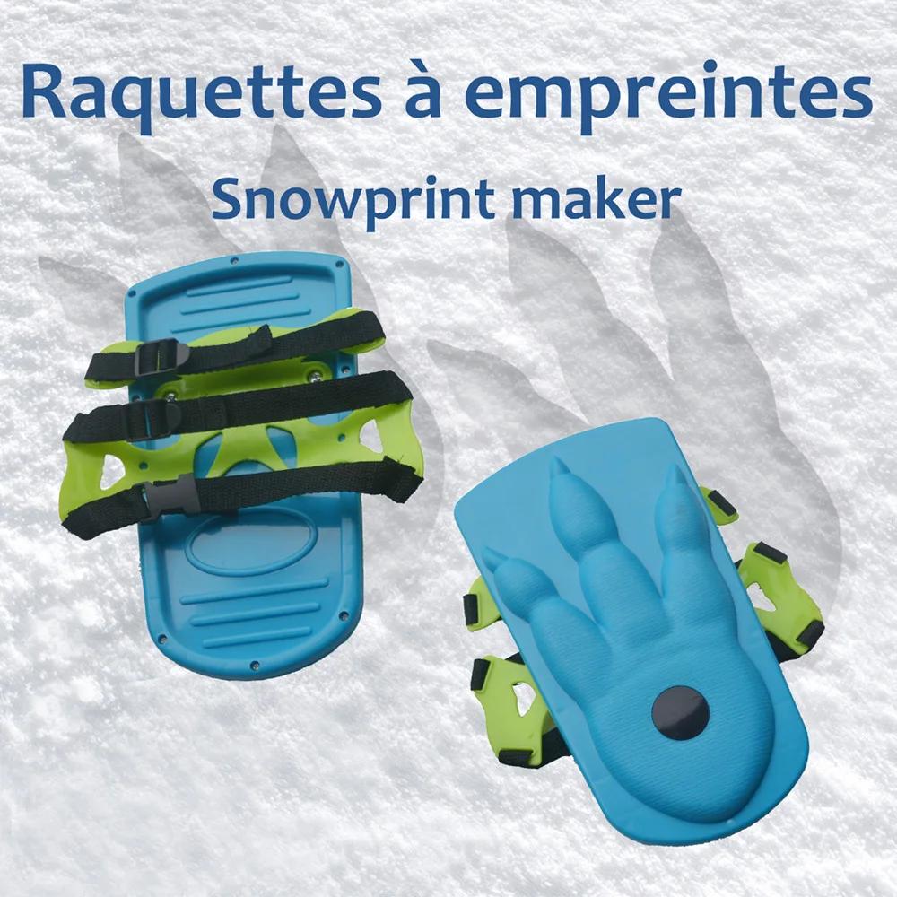 dinosaur Claw Print Snow Shoes Tracks Kids dinosaur Footprints in the Snow with strap Kids Winter Snow Shoes dinosaur TracksSand