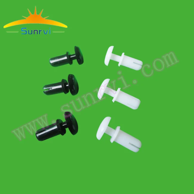Mini Tough Rivets R2024 black and white Snap Rivets PR083-024 Nylon Fastener
