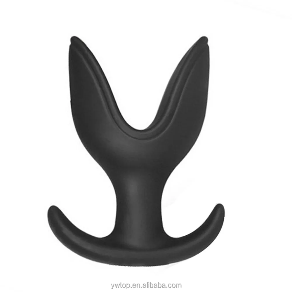 Soft Silicone V Shape Anal Plug Anal Sex Toy Opening Butt Plug Anal Speculum Prostate Massage