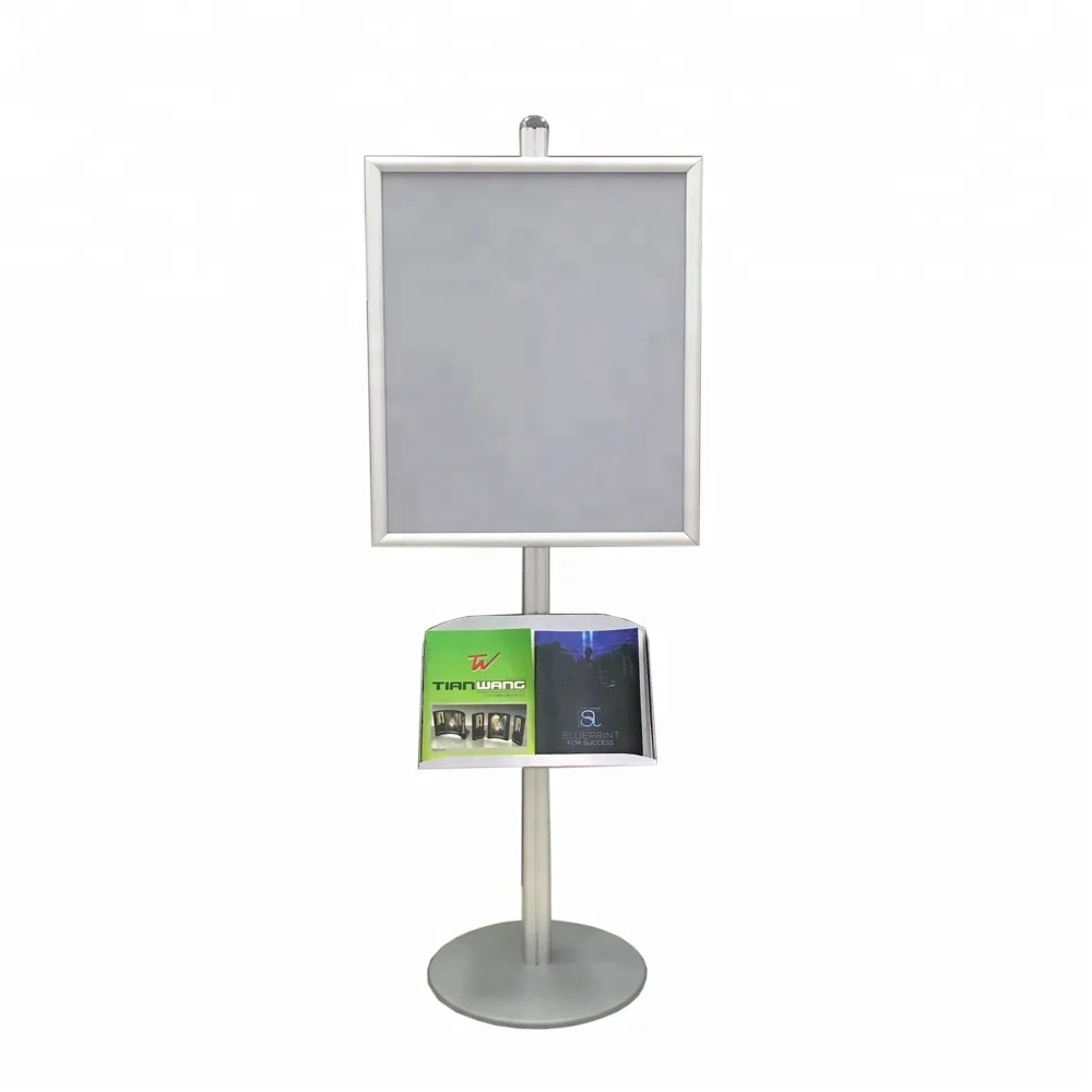 1 8 м A1 размер оснастки рамка Плакат с металлическим лотком для брошюр стенд