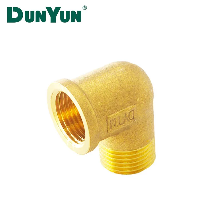CNC Machining Parts Brass elbow fitting Screw Brass Plumbing Pipe fittings