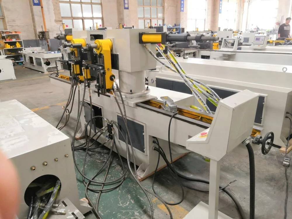 SW50NC Dual Headed Pipe Bending Machine square pipe bending machine tube bending machine for furniture chair Baby Walker