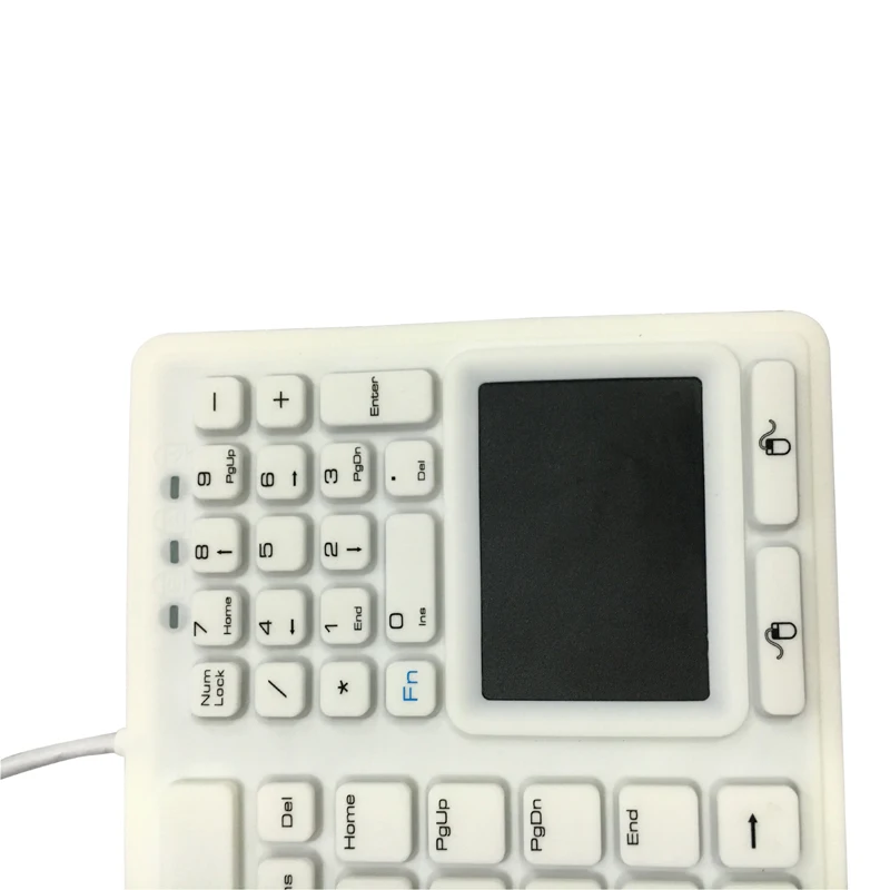 IP68 waterproof touchpad silicone industrial keyboard