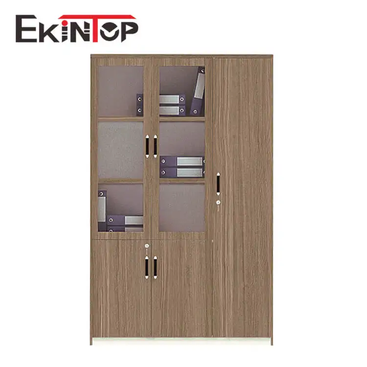 Ekintop top 10 manufacturers cardboard 4 door filing craft design in book shelf storage cabinet